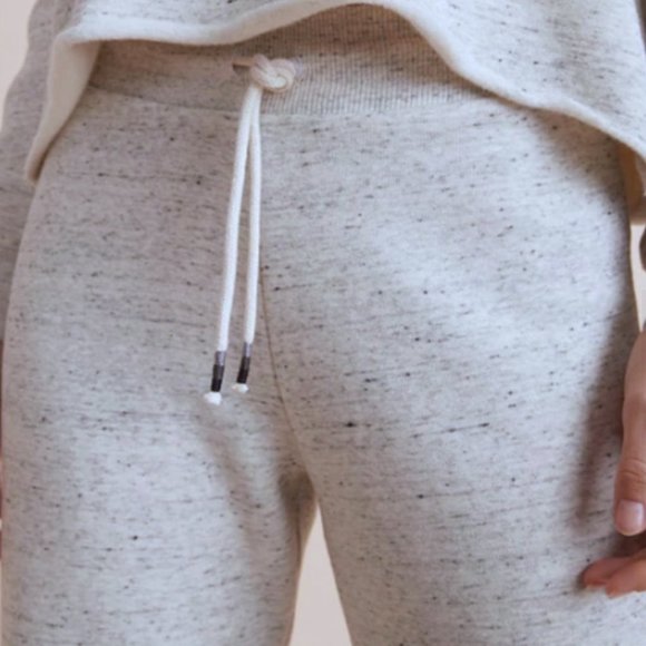 Marine Layer Shiloh Ash Heather Crop Sweatpants - Picture 4 of 5